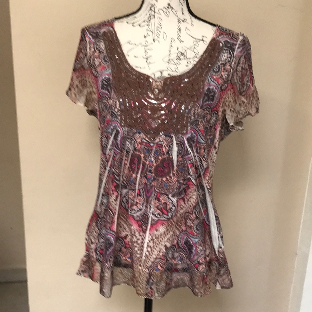 UNITY WORLD WEAR Women’s Blouse. Size PXL